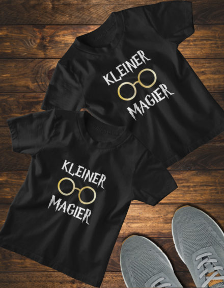"KLEINER MAGIER" - Paare Partnerlook ("Brüder&Brüder") - 2 Tshirts