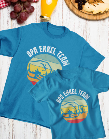 NEW "OPA-ENKEL TEAM" - Ghetto Faust, Faust Check, Paare Partnerlook ("Opa&Enkel")- 2 Tshirts