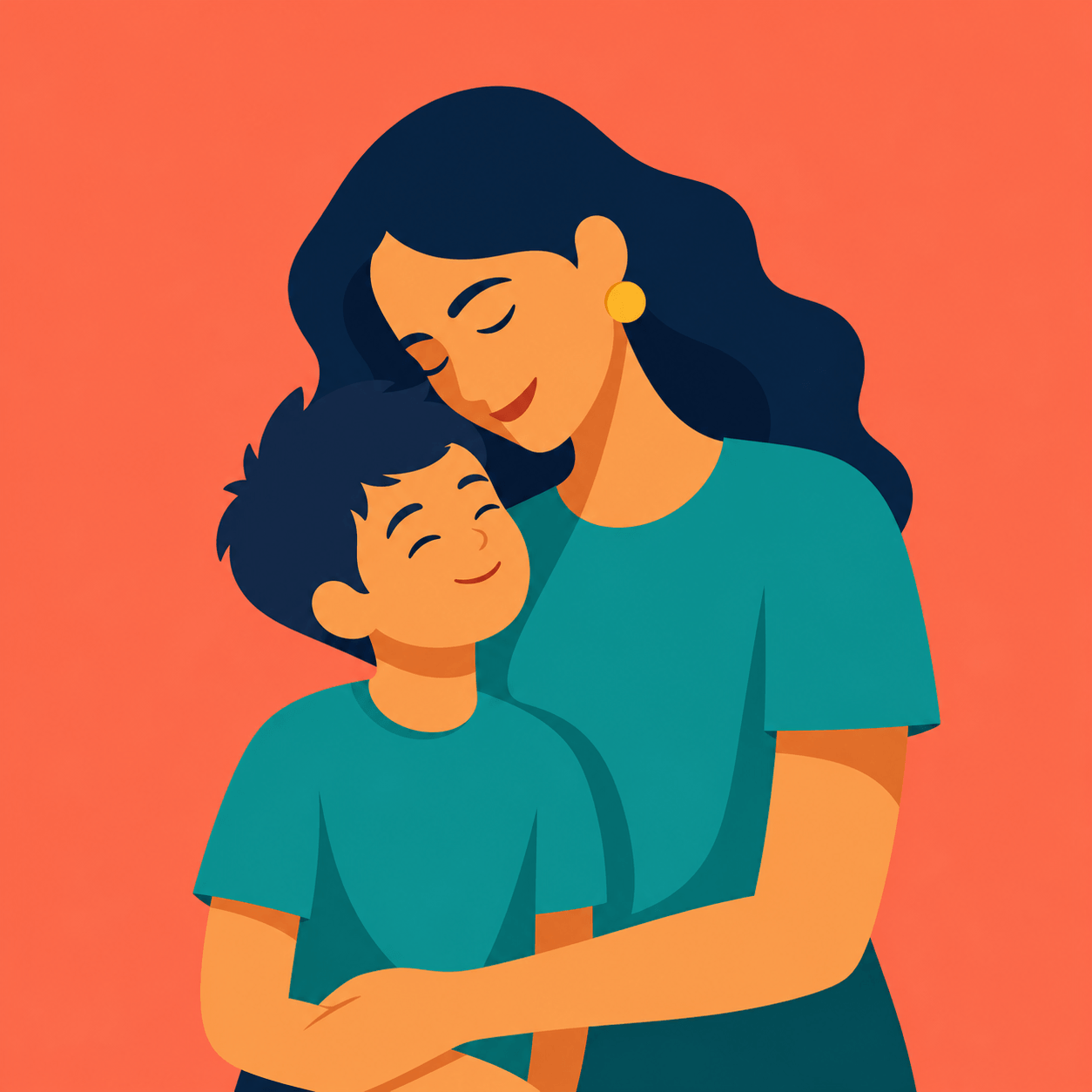 Partnerlook Mutter und Sohn – abgestimmte T-Shirts für Mama und Sohn